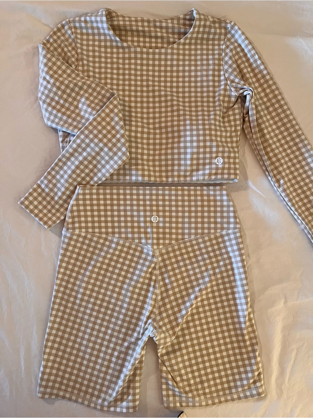 Astoria LUXE BALANCE Beige Gingham Set